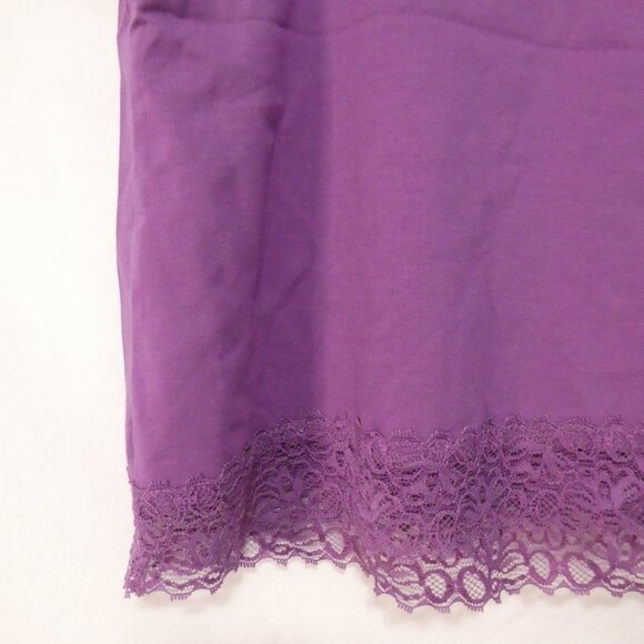 ANN TAYLOR PETITE Ann Taylor Petite SP Purple Lace Trim Cami Tank Top - NWT - Picture 13 of 15